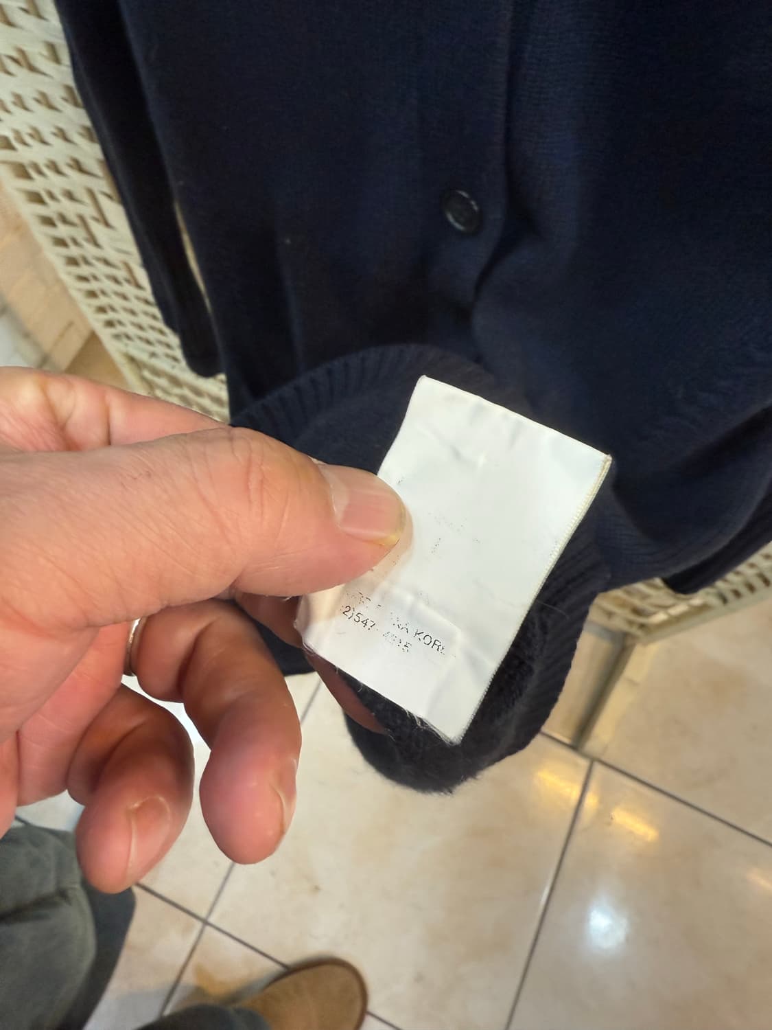 44/66-77 정품 로로피아나 캐시미어 가디건 팝니다 상품이미지6