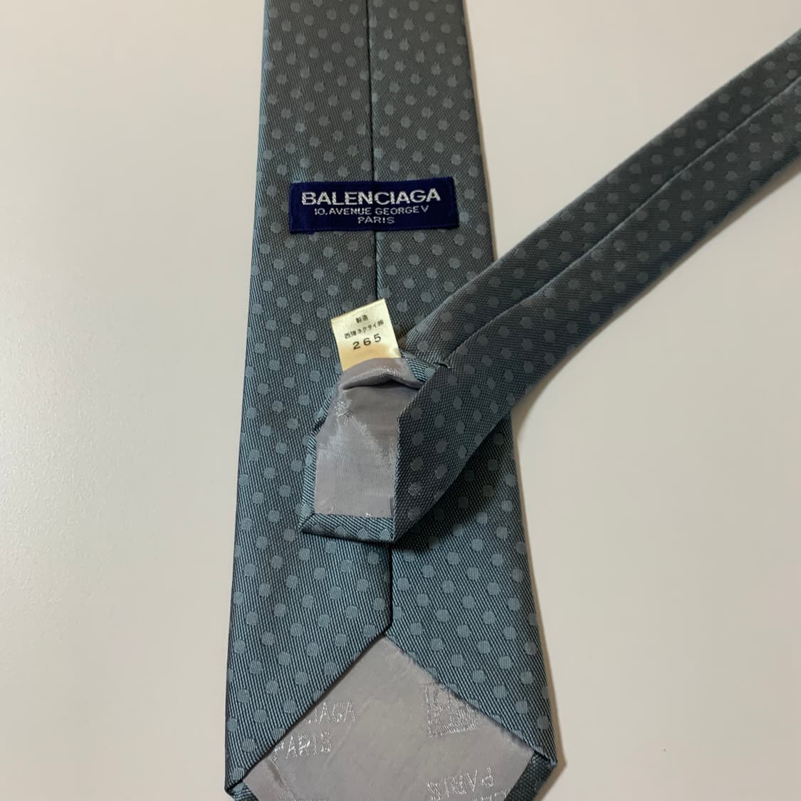 발렌시아가(BALENCIGA) 명품실크 도트넥타이 정장패션 코디 A+등급 상품이미지7