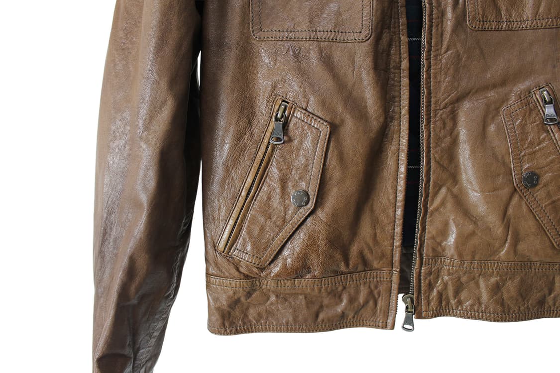 2000s Dolce & Gabbana 돌체앤가바나 고트스킨 레더자켓 상품이미지2