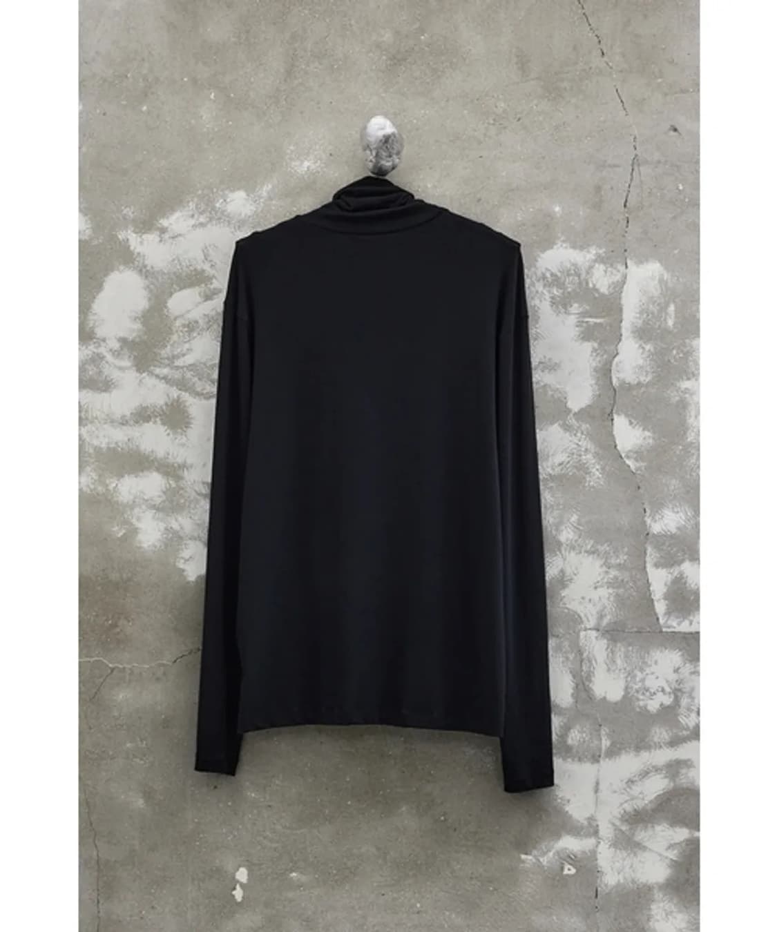 유스 youth 핑거홀 터틀넥 티셔츠 블랙 상품이미지7
