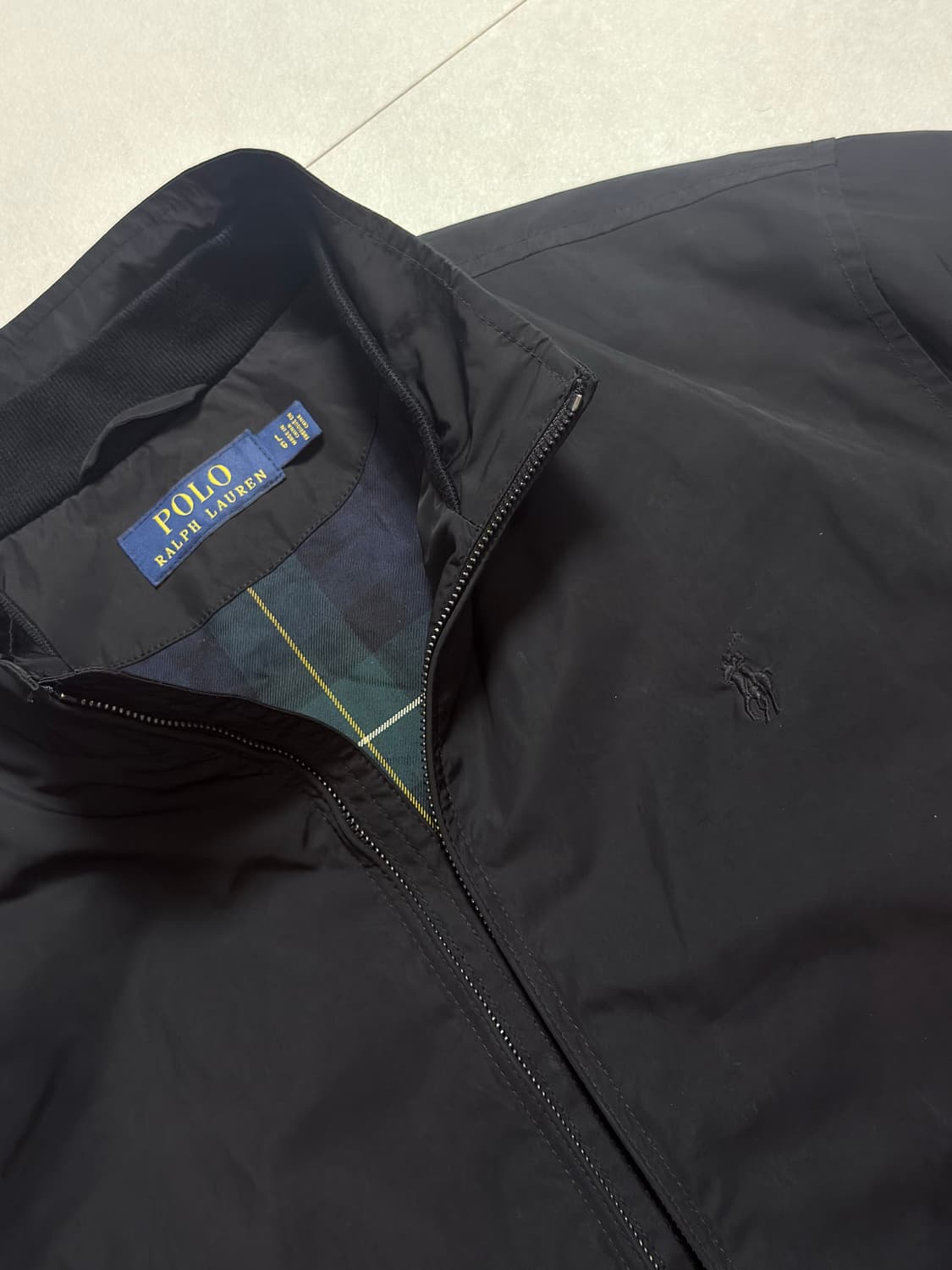 폴로랄프로렌 해링턴자켓 L 블랙 상품이미지2