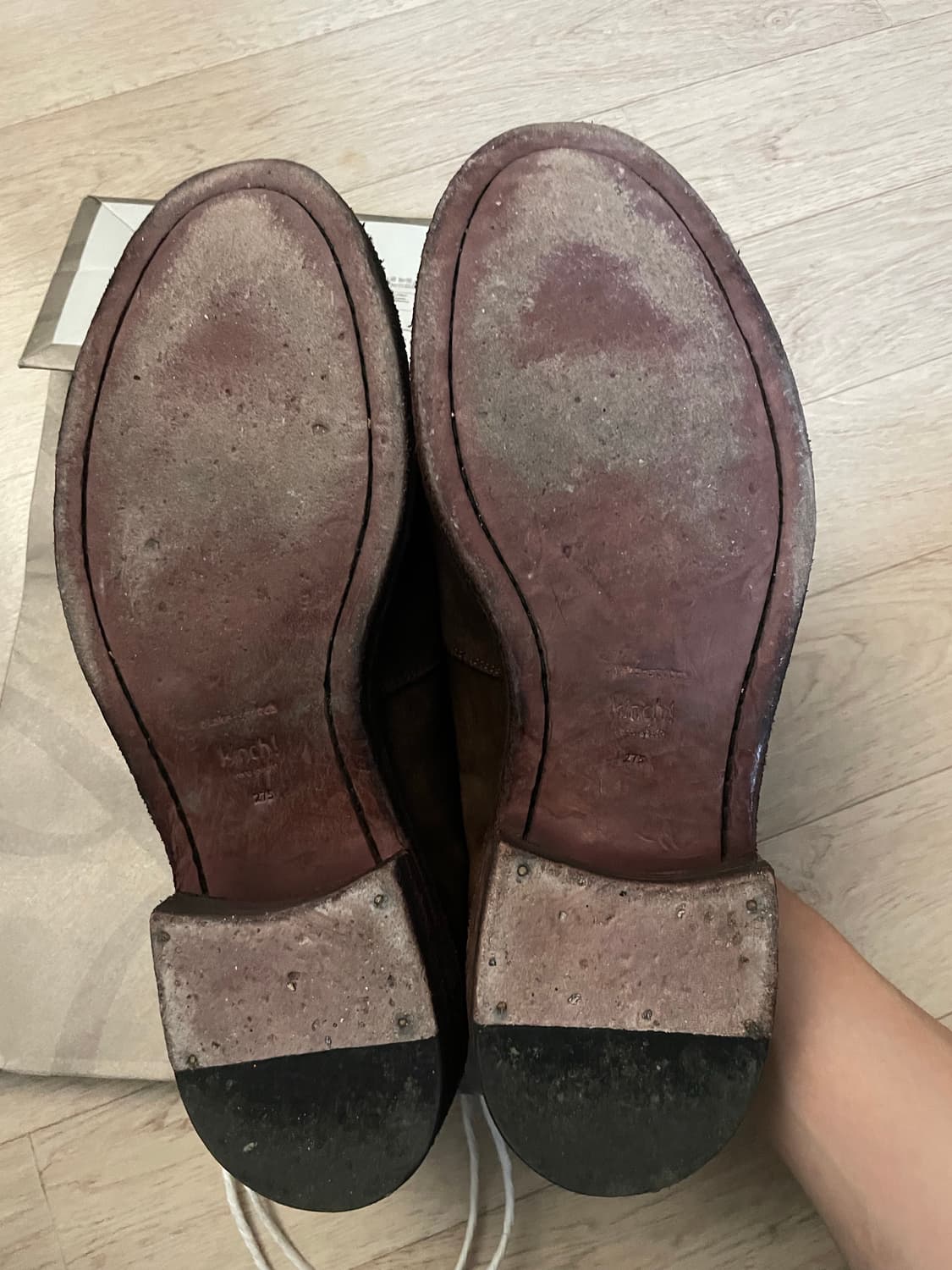 킨치 810a 브라운 스웨이드 로퍼 상품이미지3