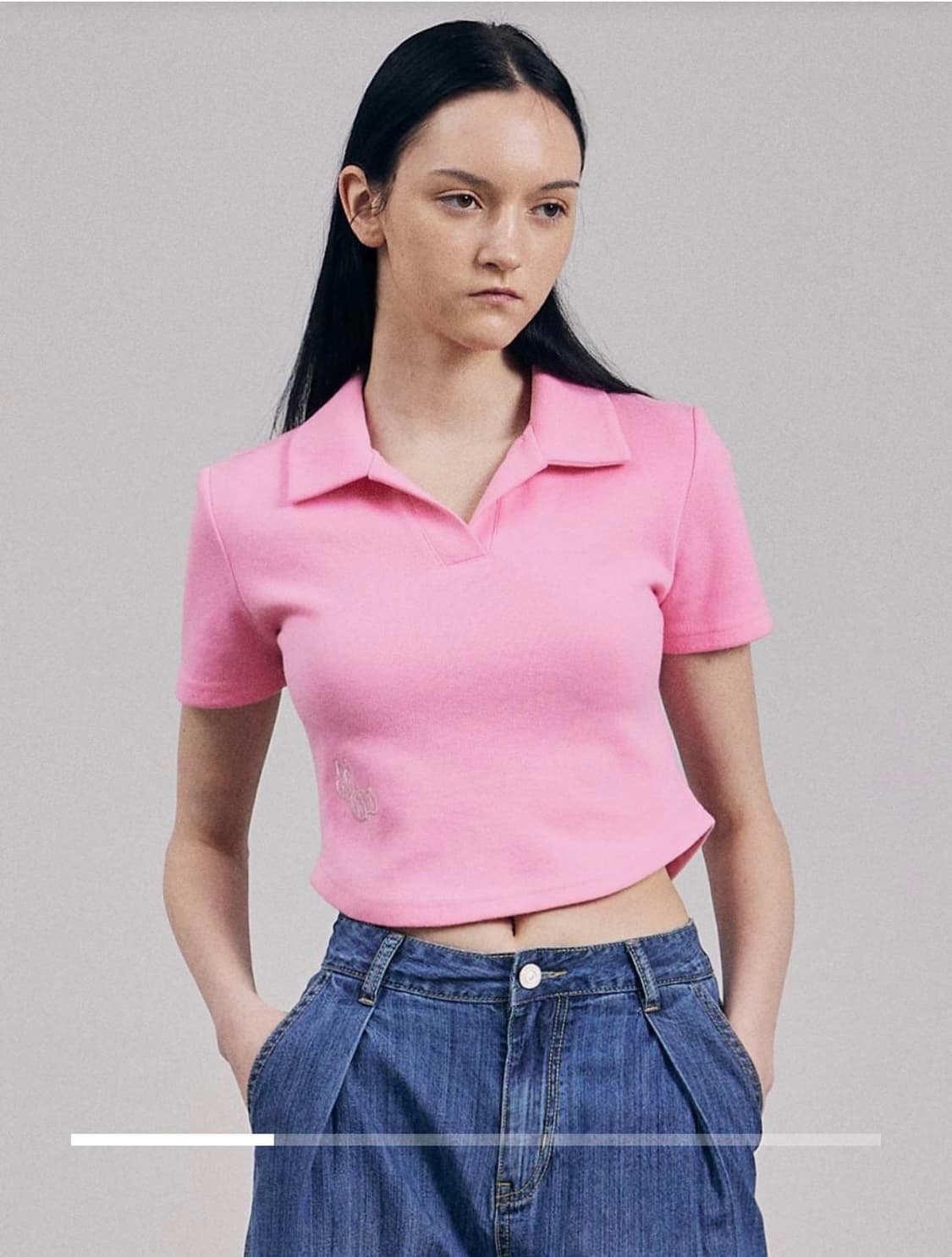 오디너리 홀리데이 반팔 크롭 상품이미지1