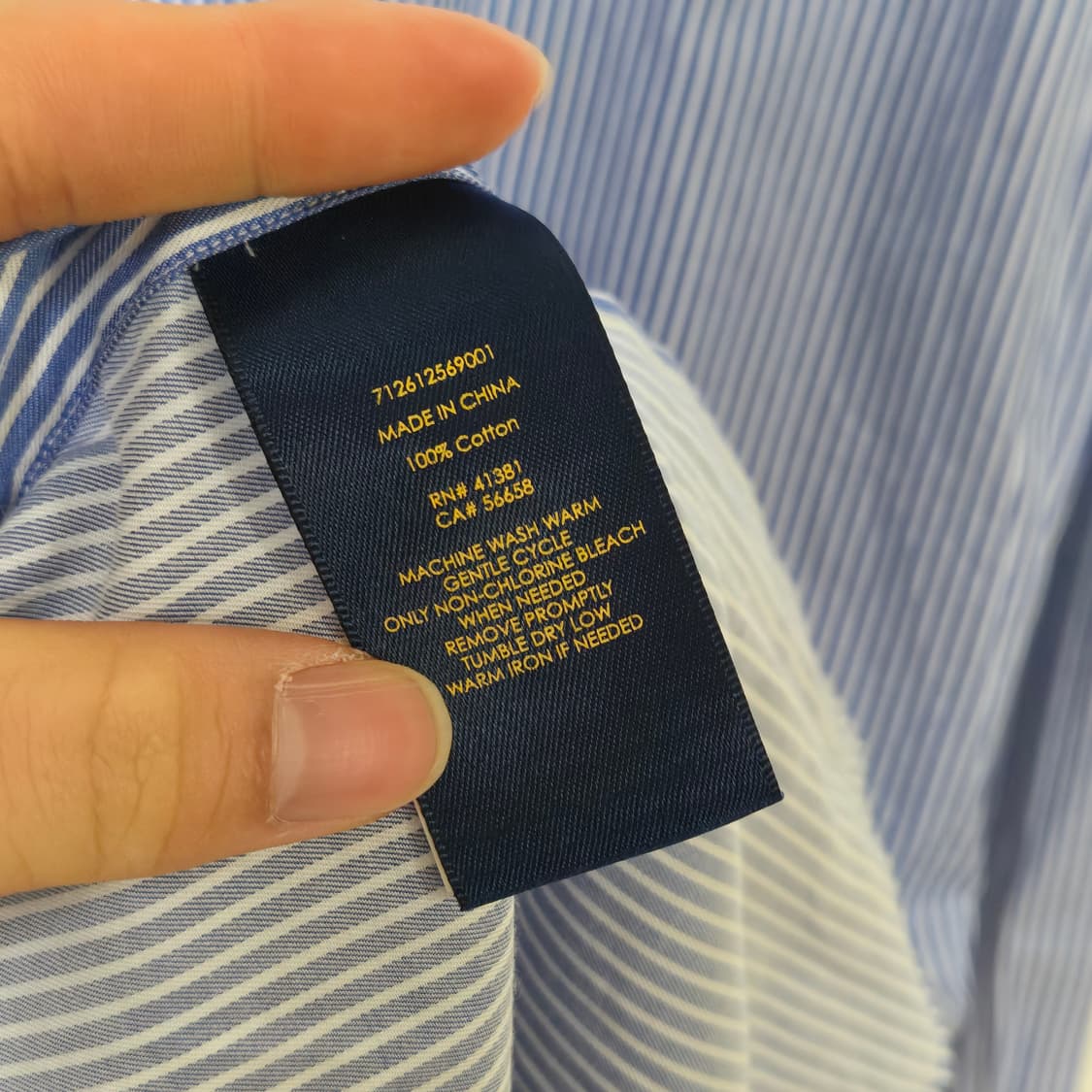 폴로랄프로렌 코튼 스트라이프 셔츠 / 남성 셔츠 / 여성 셔츠 상품이미지6