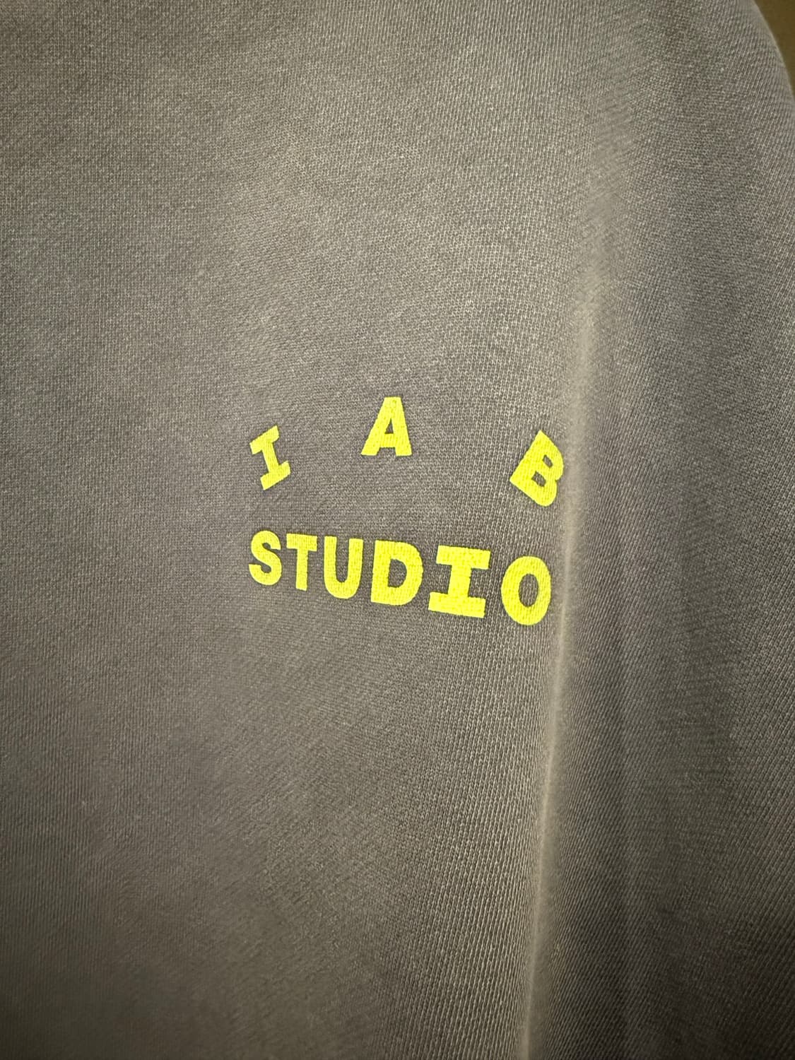 (XXL) 아이앱 스튜디오 피그먼트 스웨트셔츠 맨투맨 네이비 상품이미지3