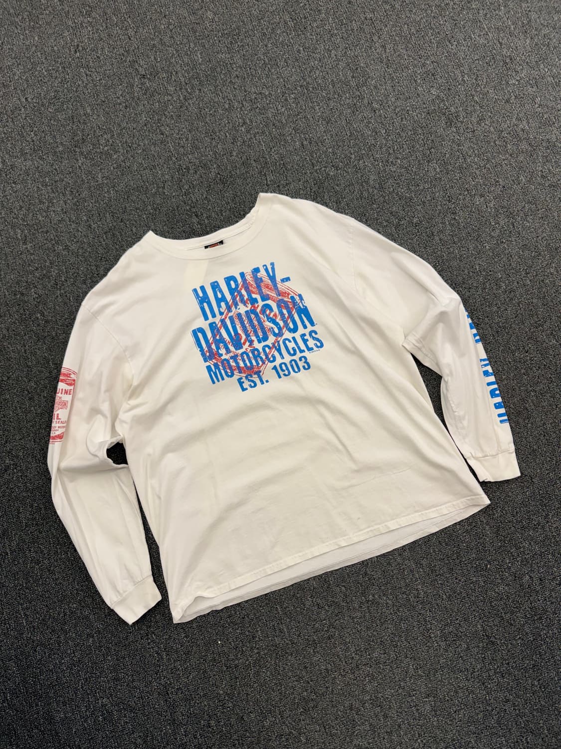 할리데이비슨 빈티지 PENSACOLA,FL 롱슬리브 상품이미지1