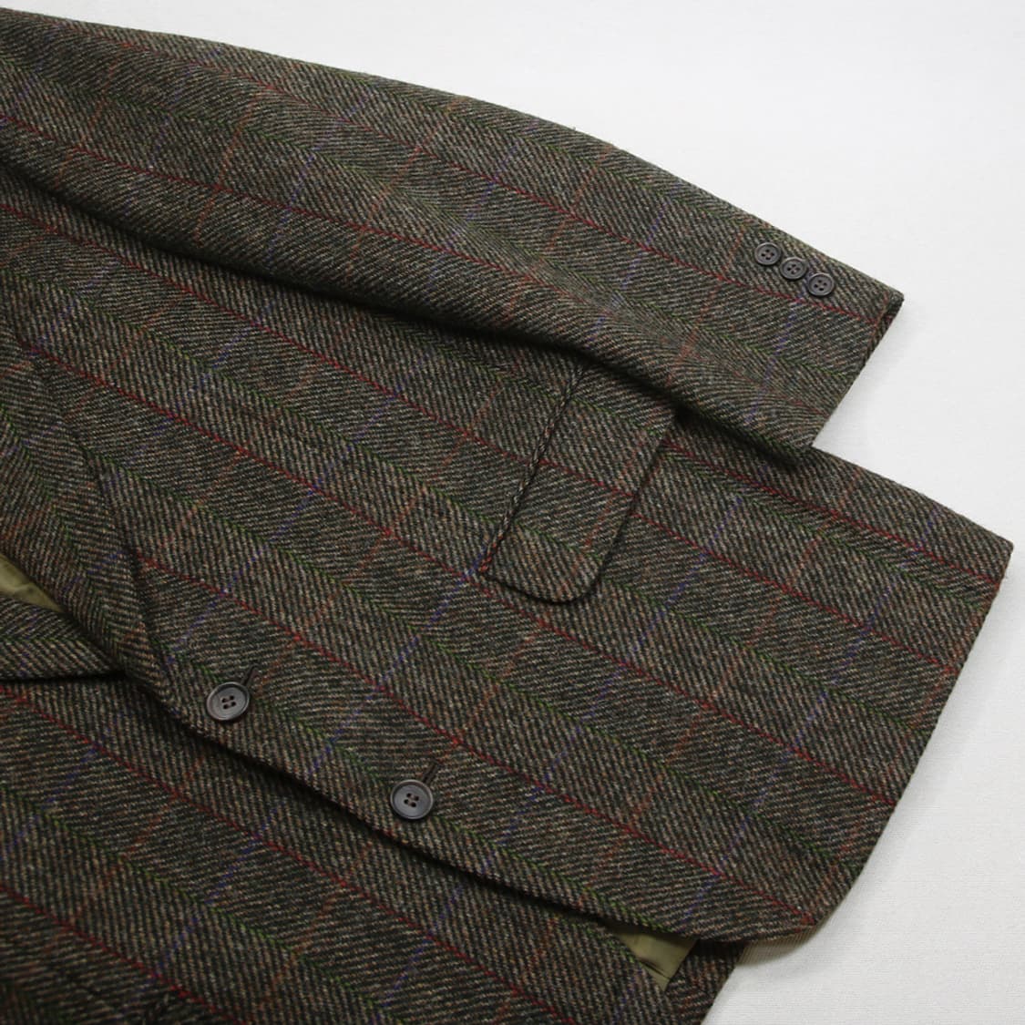 (착용컷) SALAZAR 울 체크 블레이져 (남성용 98) 상품이미지5