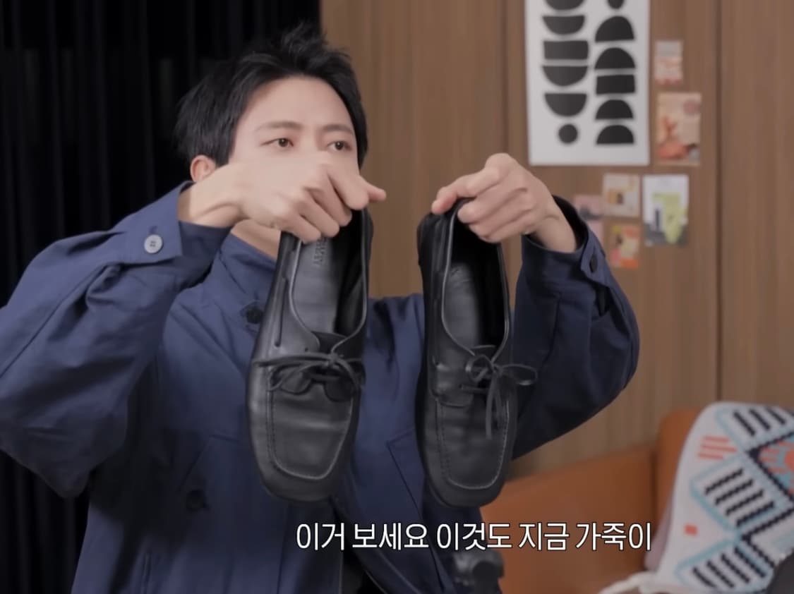 자라 레더 데크슈즈 블랙 42 사이즈 2472/720/800 주우재 상품이미지5