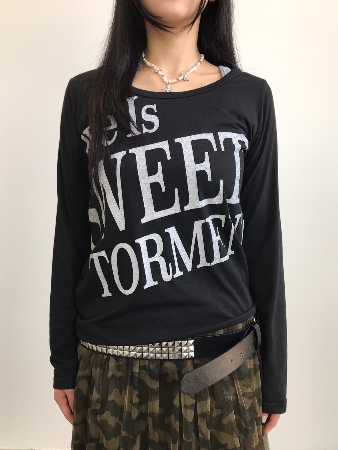 Jpn Y2k Graphic Long Sleeve T-Shirts 상품이미지2