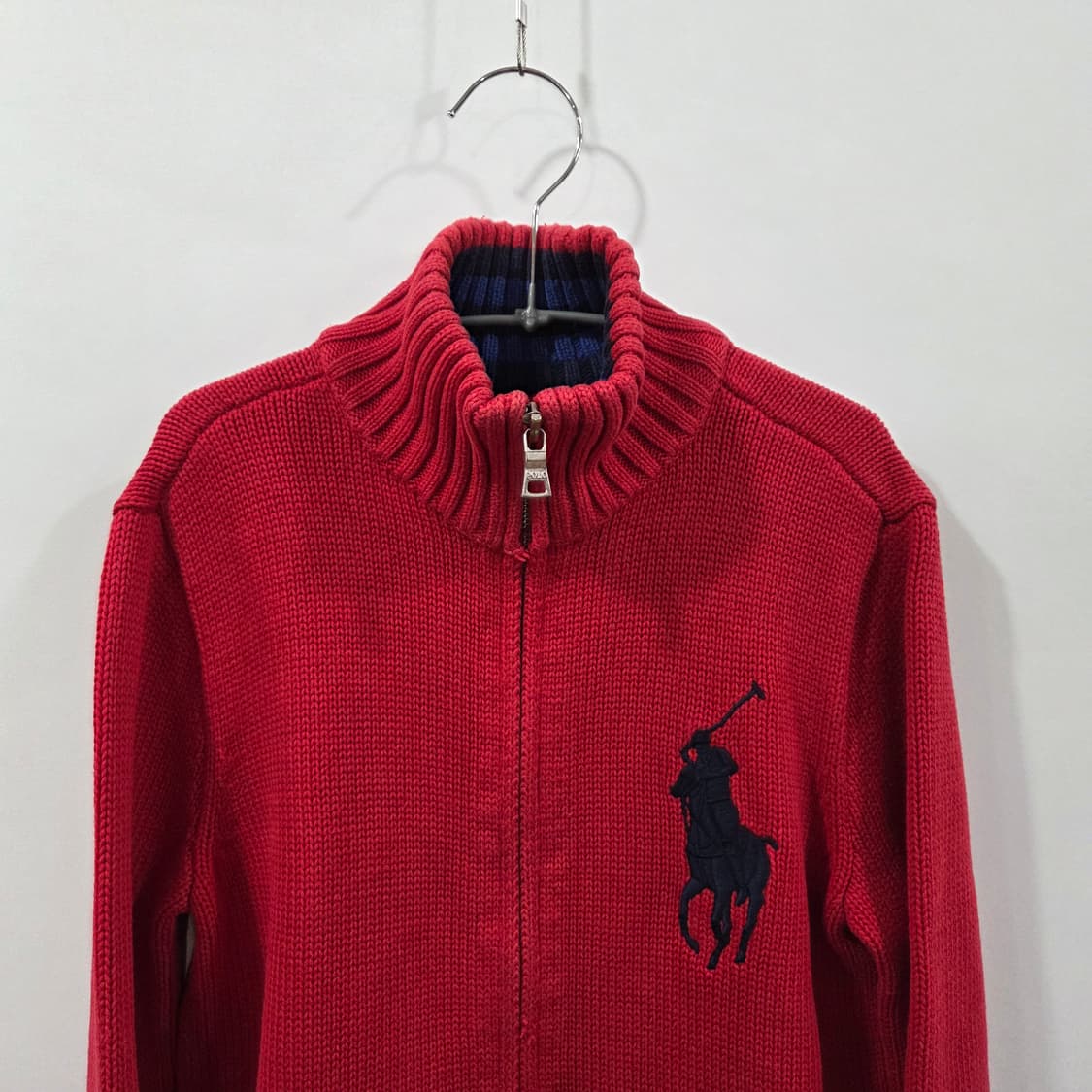 폴로랄프로렌 키즈 빅포니 니트집업 M(10/12) 상품이미지2