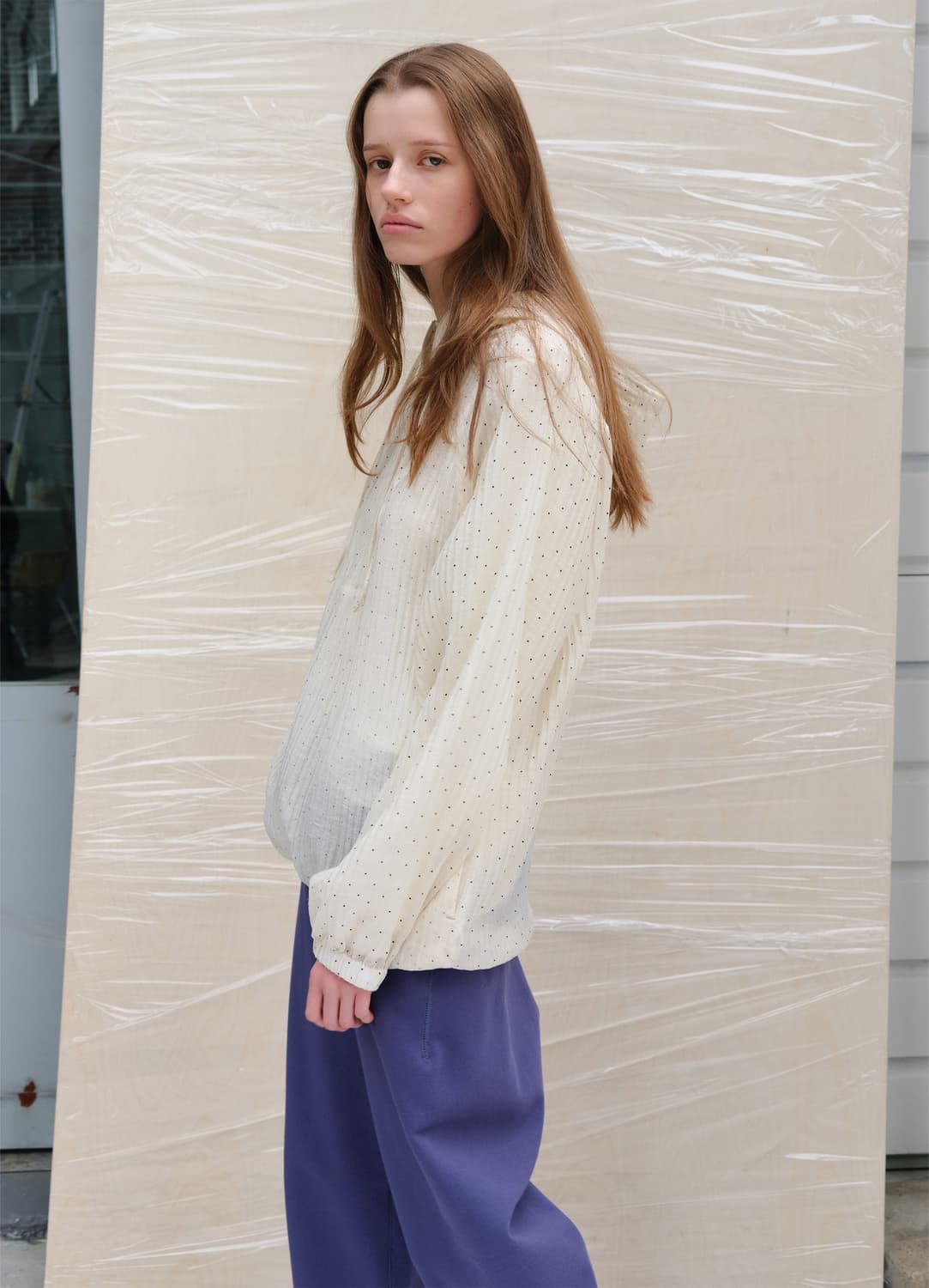 르바 Dot Bubble Hoody Anorak - Cream Butte 상품이미지7