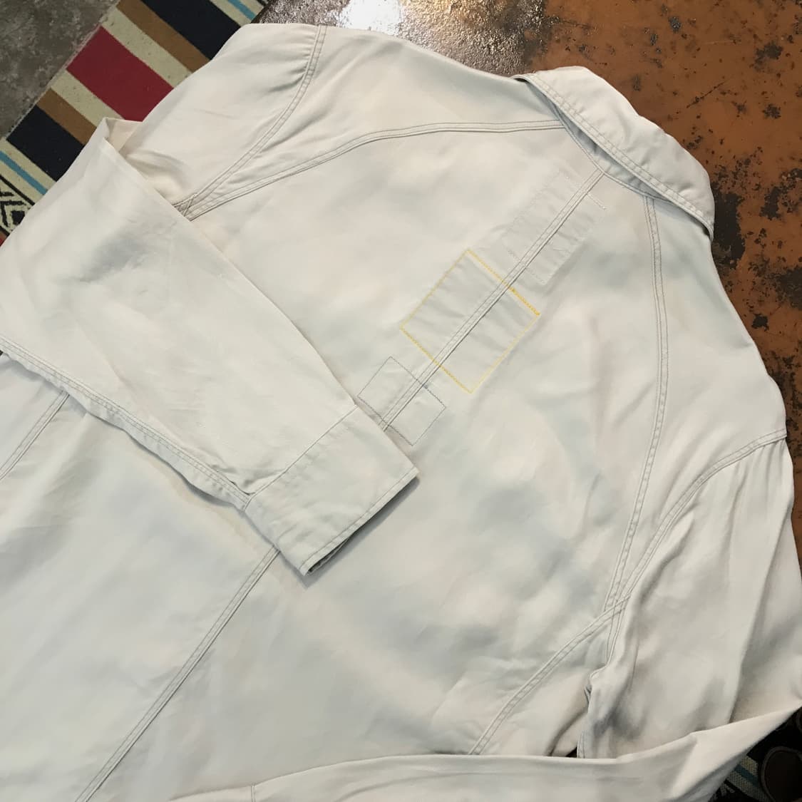 지스타 로우 그레이 카키 코튼 웨스턴 셔츠 남성 105 사이즈 상품이미지5