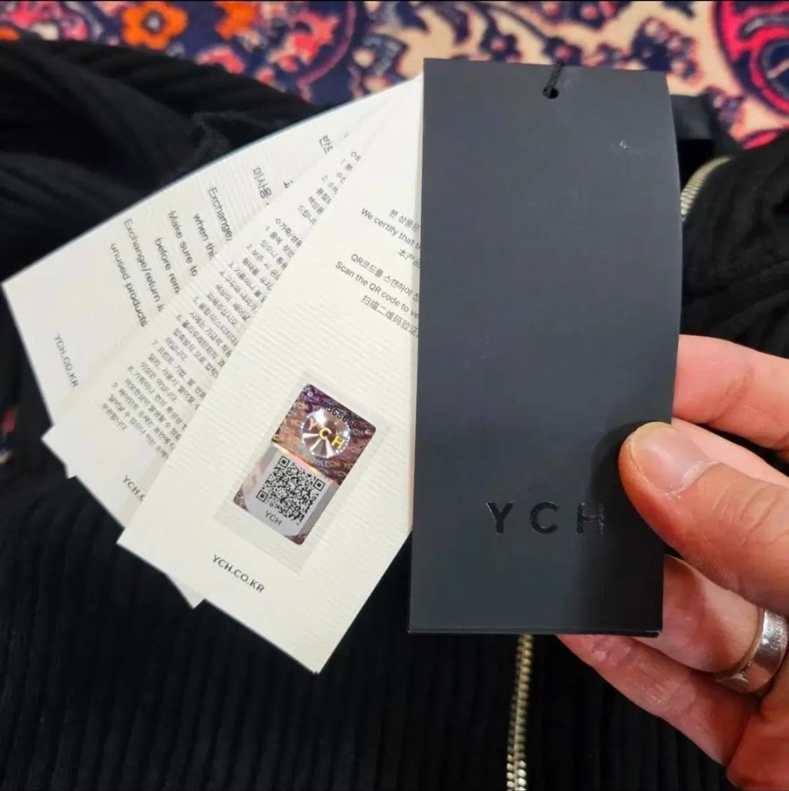 (새상품) 와이씨에이치(YCH) 하이넥 투웨이 디테일 집업  상품이미지9