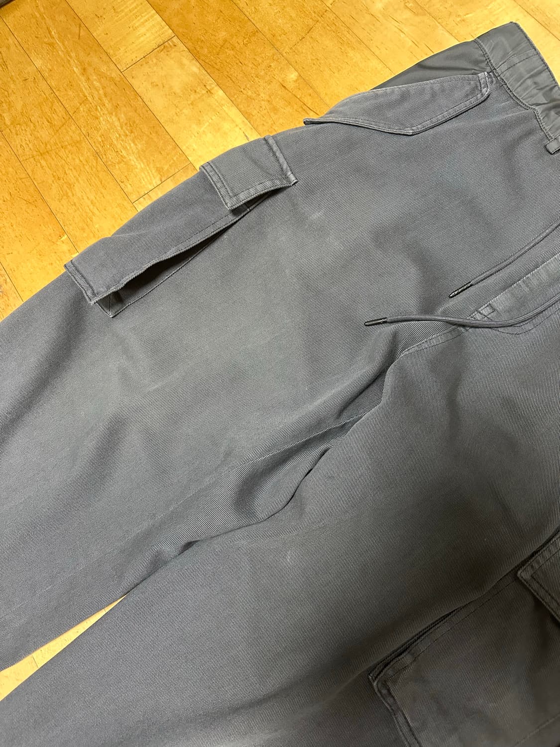 준지 루즈핏 카고 팬츠 그레이 44사이즈 상품이미지2