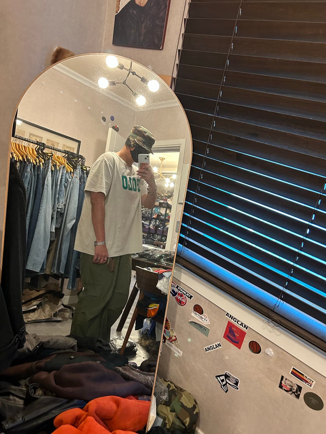  80's USA 미군  오리지널  우드랜드 이어플랩  상품이미지4