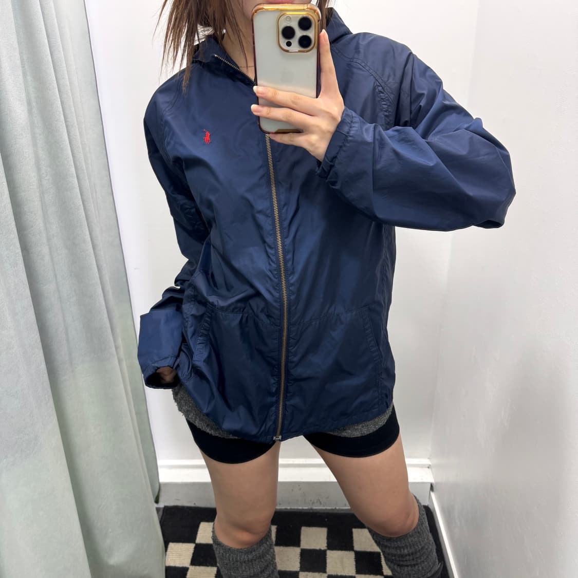 폴로 네이비 바람막이 상품이미지1