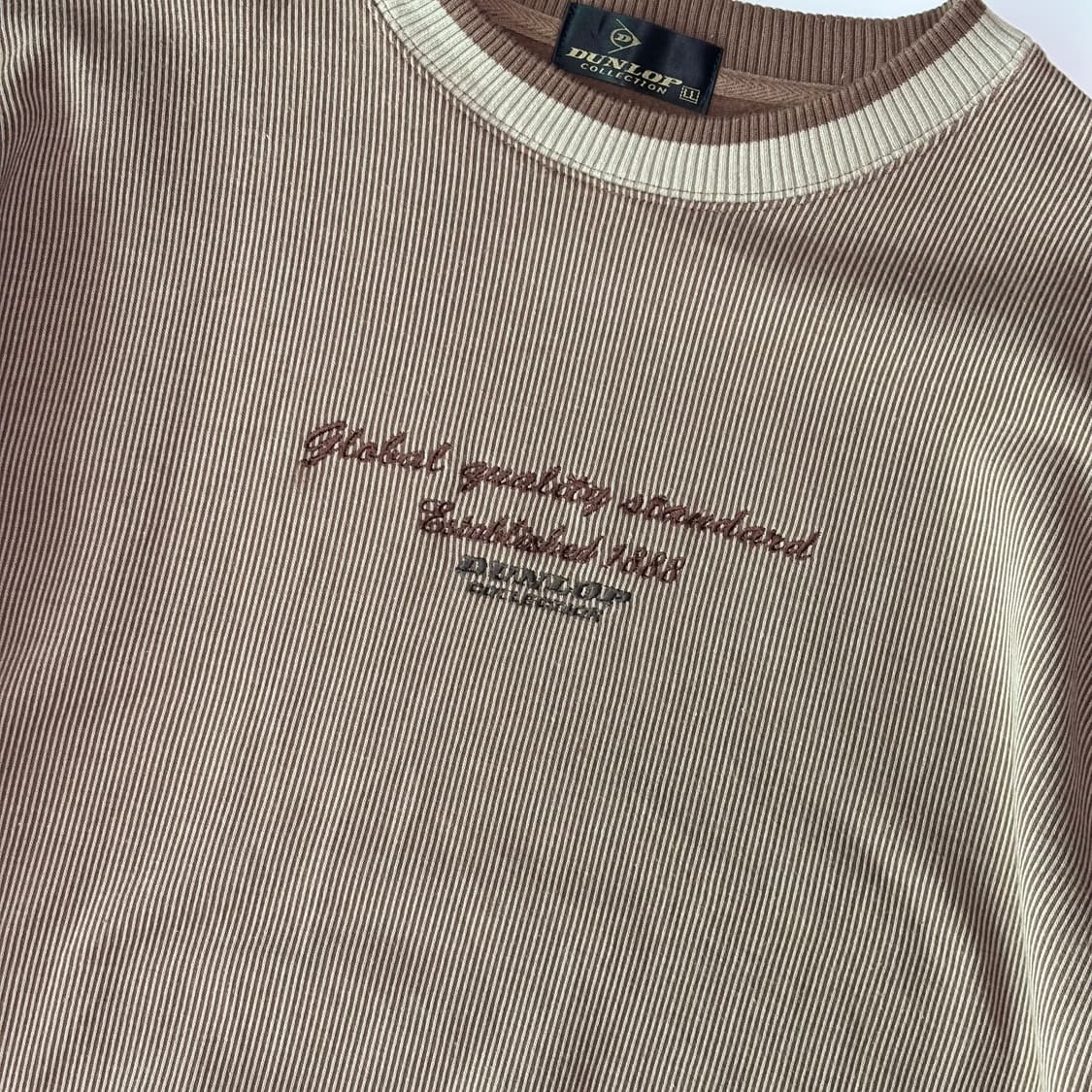 던롭 컬렉션 빈티지 립 텍스처 맨투맨 상품이미지2