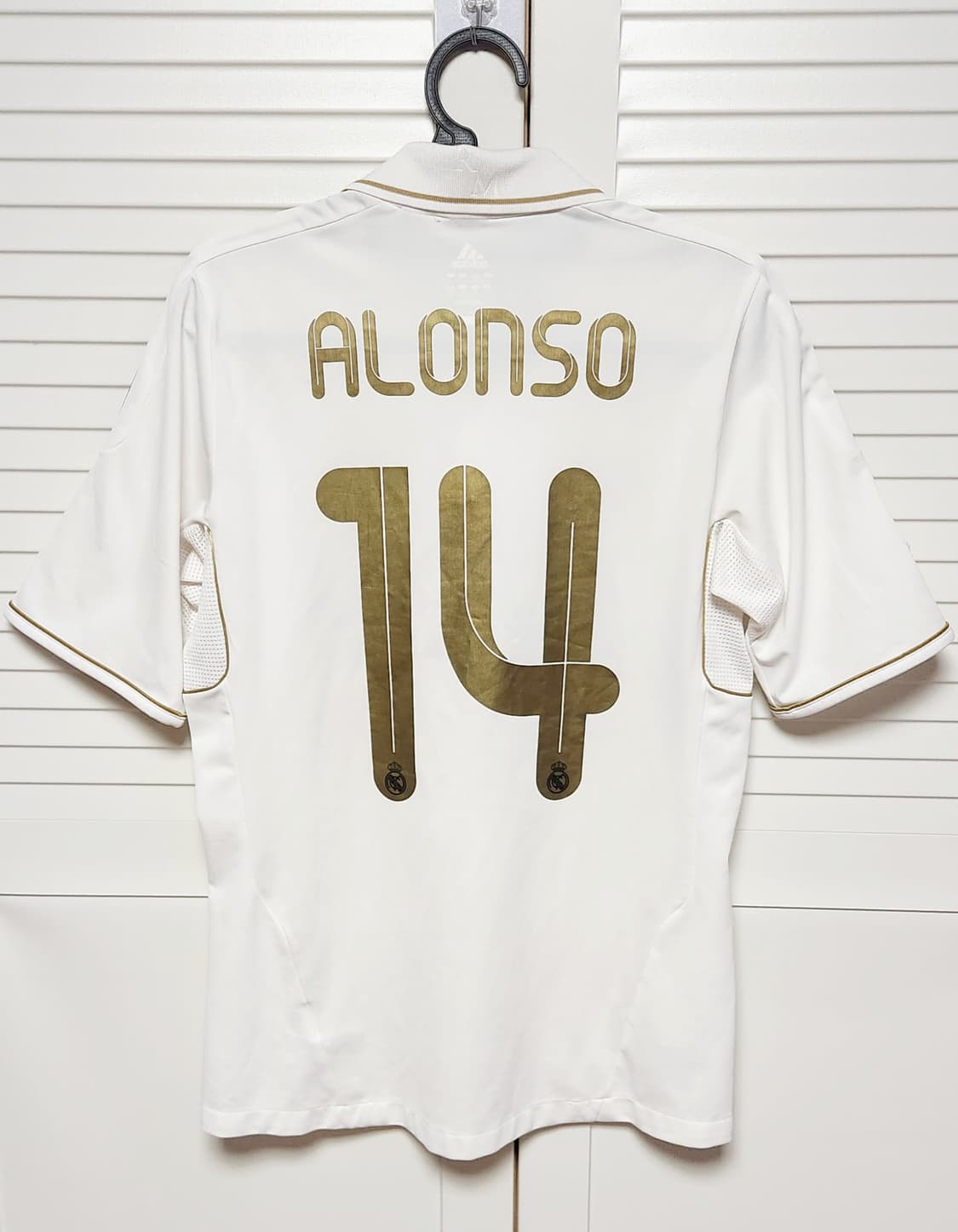 12-13 레알 마드리드 홈 No.14 알론소 아디다스 유니폼 반팔 상품이미지3