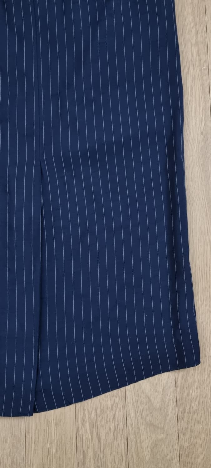 RECTO 렉토 핀스트라이프 비대칭 미디 스커트 M _ 여성 상품이미지8