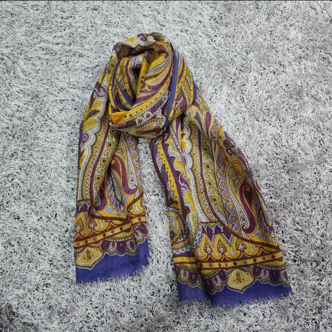 에트로 울 실크 스카프 상품이미지2