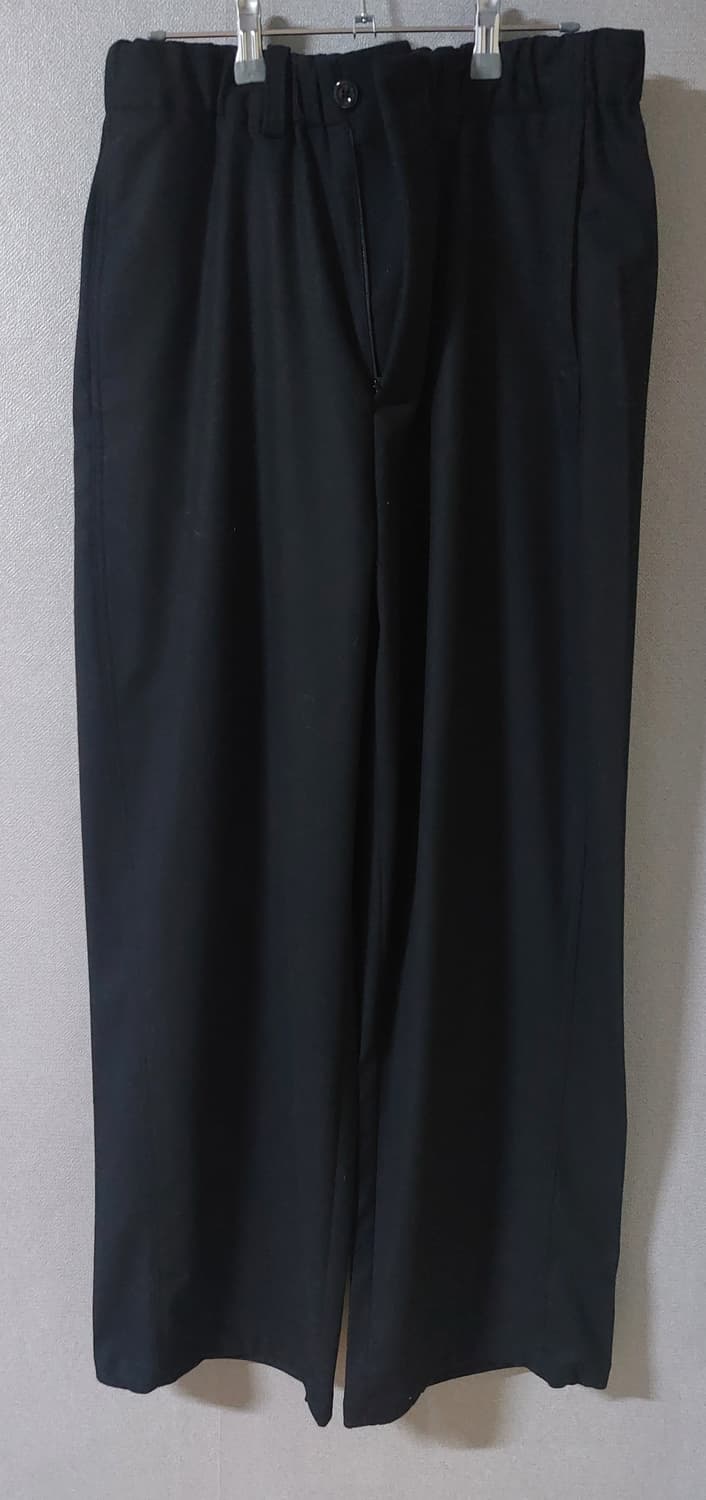 3) 라벨아카이브 선넷 이지 울 팬츠 블랙 상품이미지4