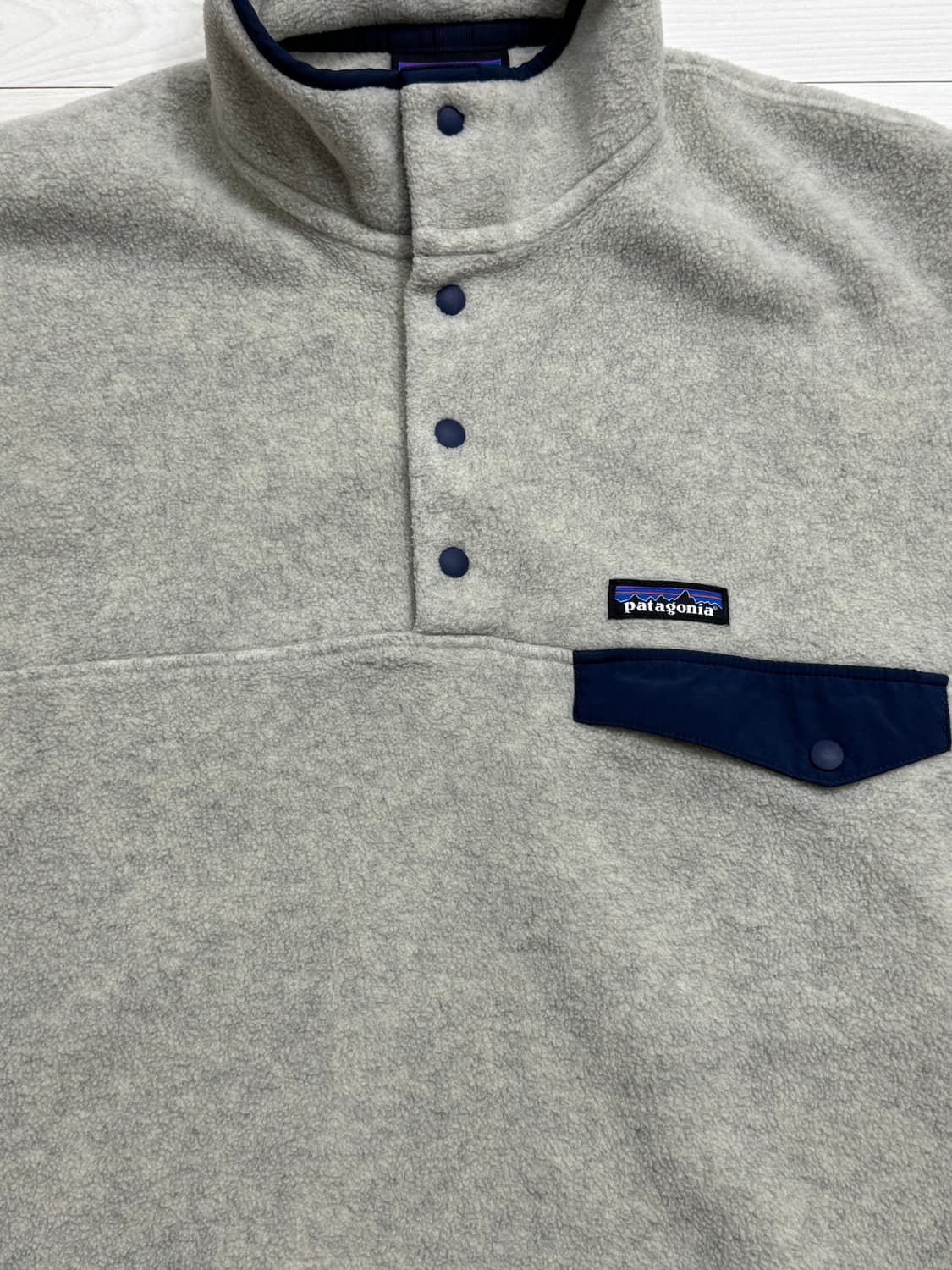 파타고니아 신칠라 플리스 풀오버 오트밀 S 상품이미지2