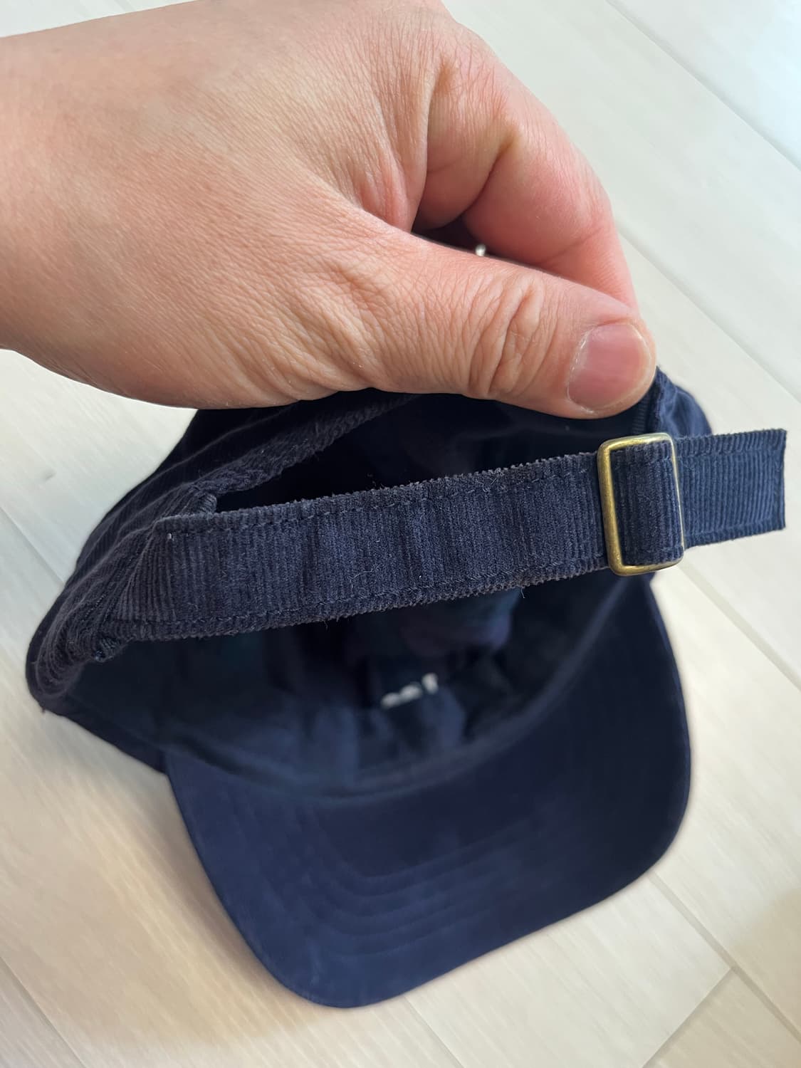 일본판)Lee 네이비 코듀로이 볼캡 S사이즈 상품이미지2