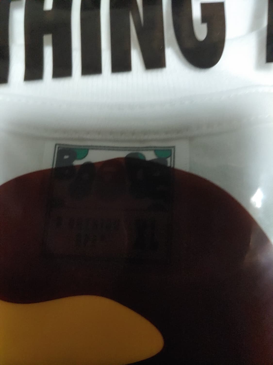 [XL] 베이프 25SS ABC 그린 카모 컬리지 반팔티 화이트 상품이미지4