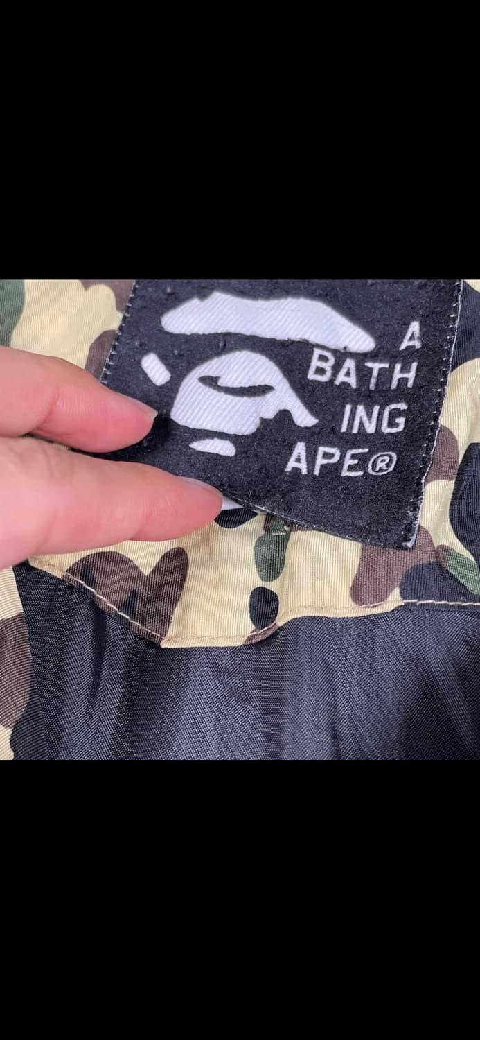 Bape 카모 황계 바람막이 자켓  상품이미지7