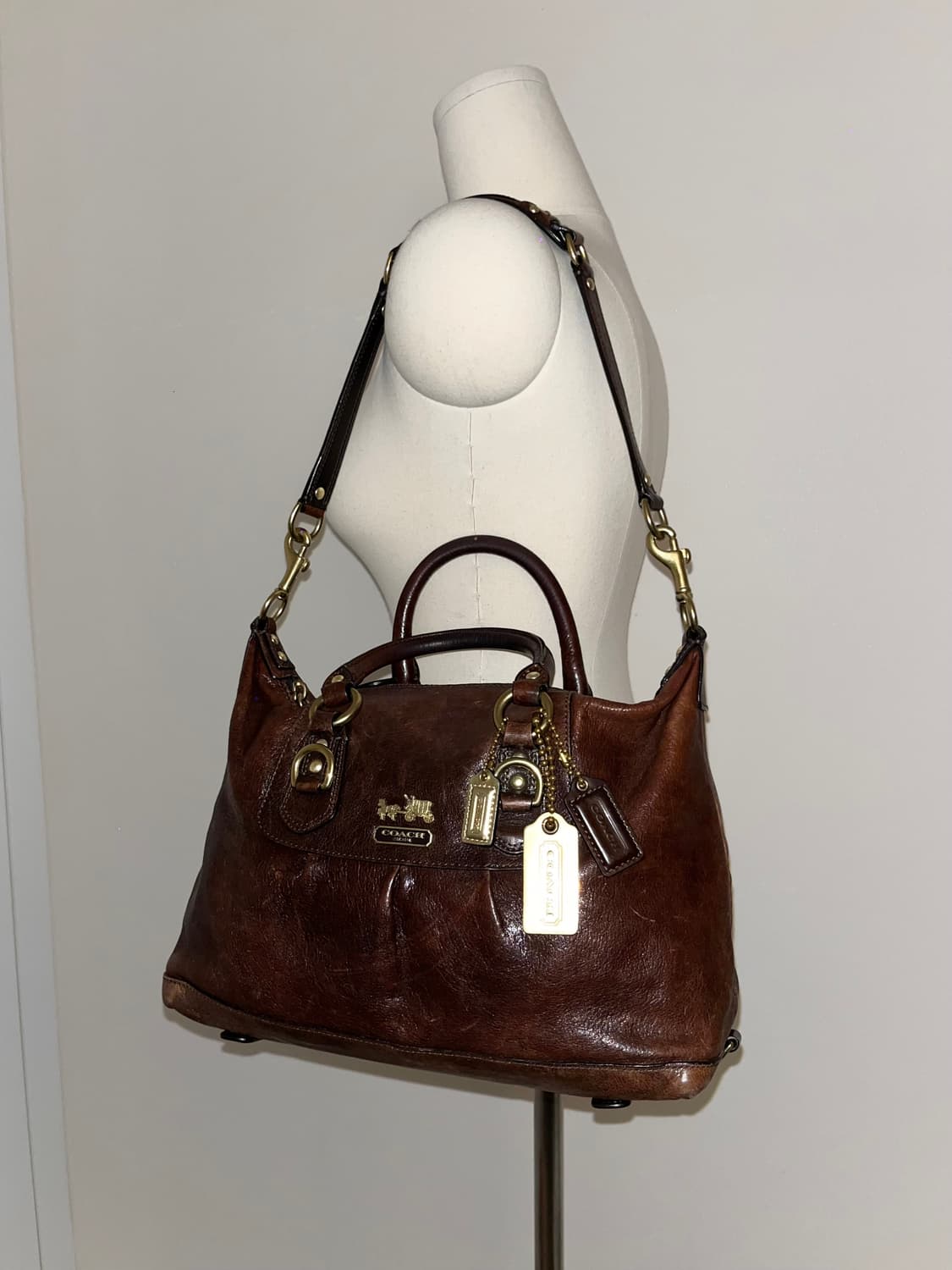 90ss Coach Brown Shoulder bag 상품이미지2