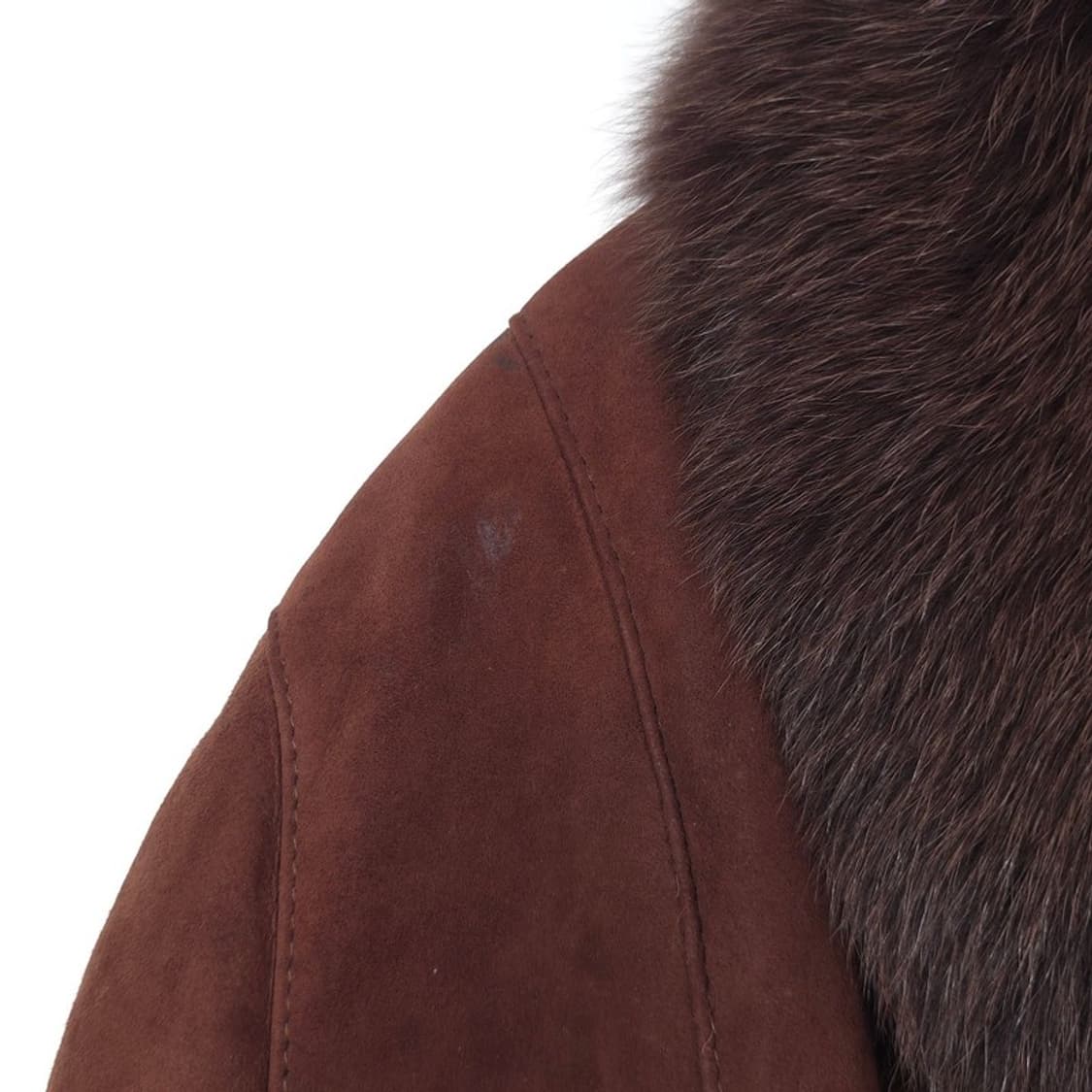 HIMMEL 천연 양가죽 양털 시어링 무스탕 코트 상품이미지6