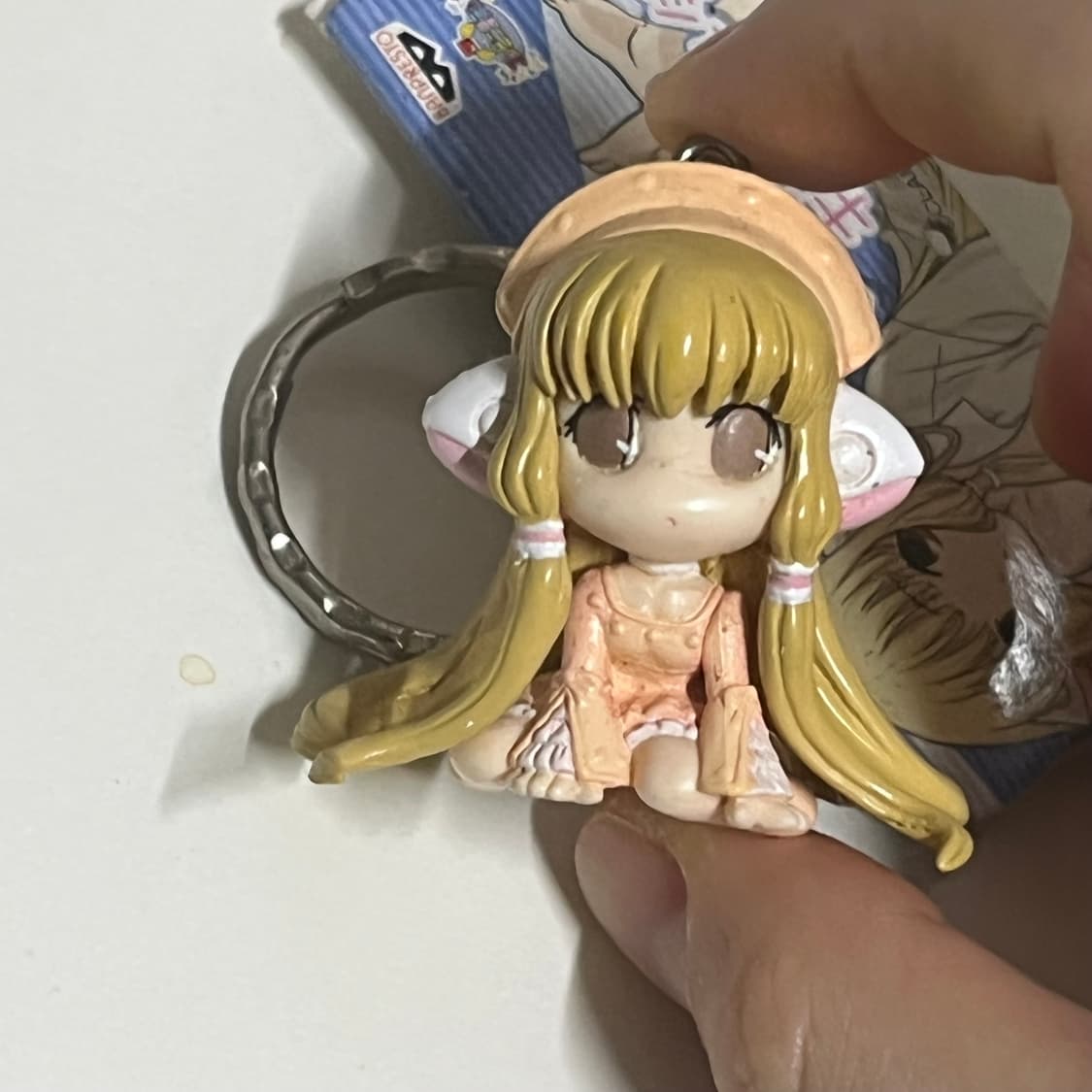 [고전/레어]피타텐 미소녀 피규어 키링 상품이미지1