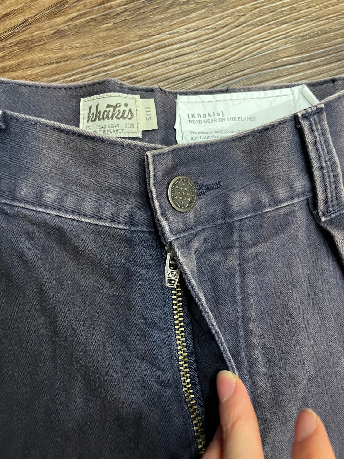 카키스 khakis 워크 팬츠 퍼플 상품이미지6