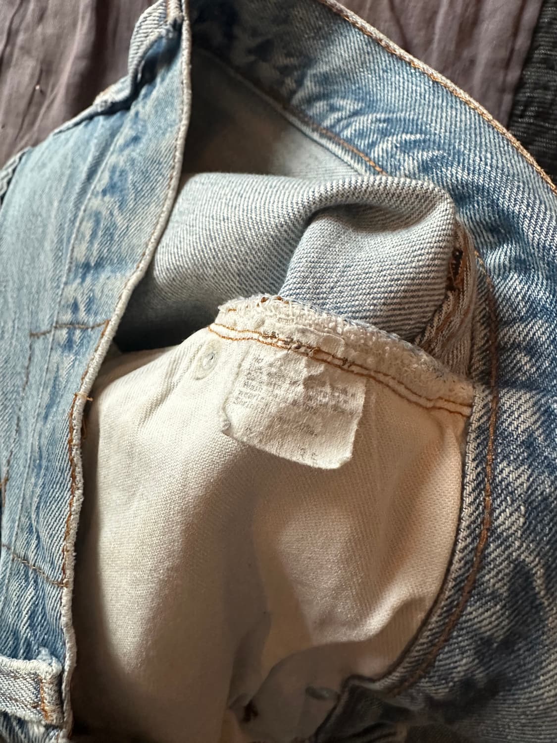 80s Levis 501 66후기 Selvedge Denim Pants 상품이미지9
