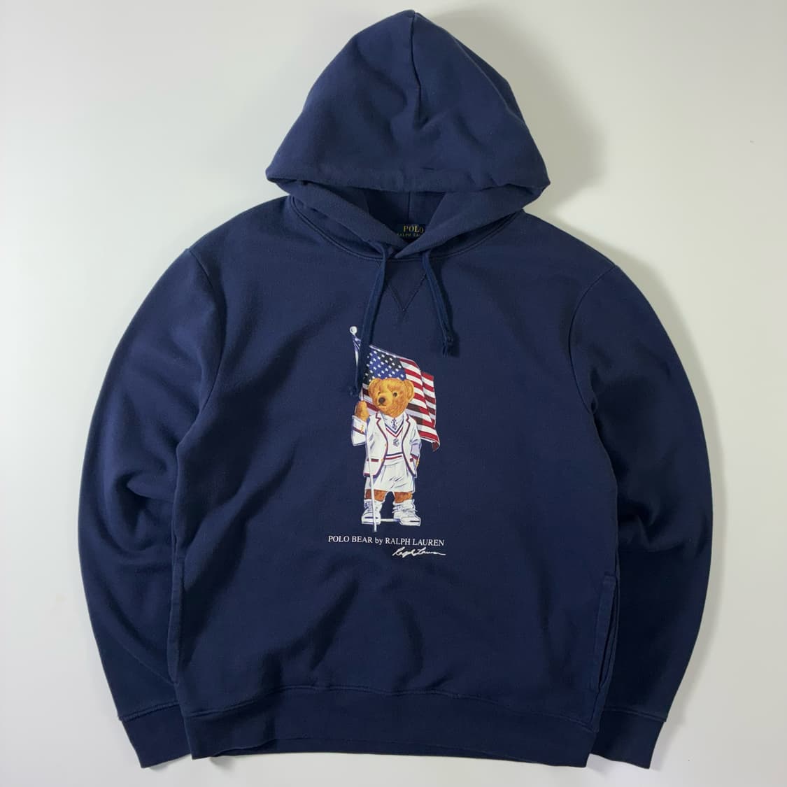 Polo  폴로 랄프로렌 성조기 폴로베어 네이비 후드티  상품이미지1