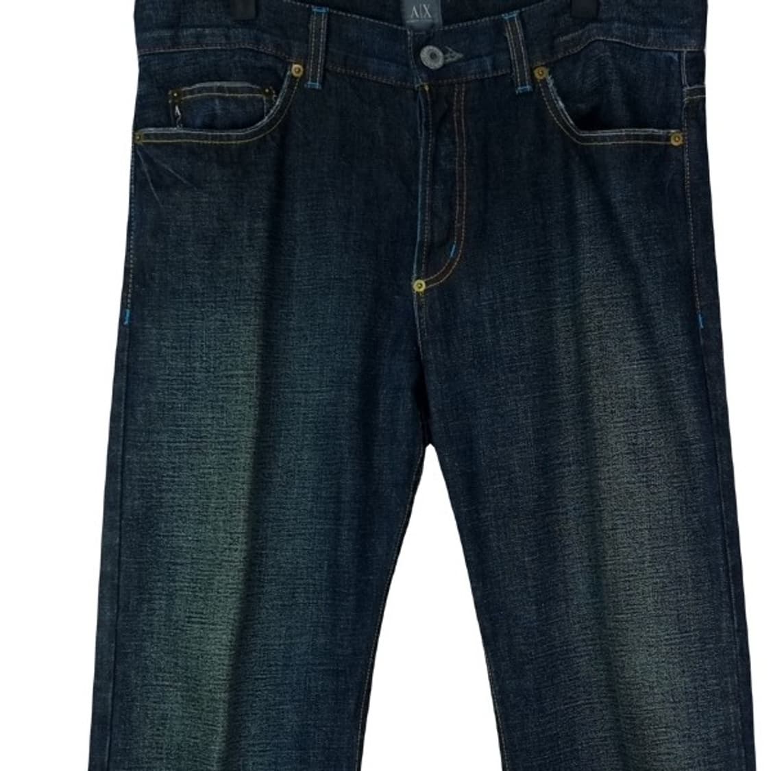 아르마니 빈티지 워시드 루즈 스트레이트 데님 팬츠 청바지 P01147  상품이미지4