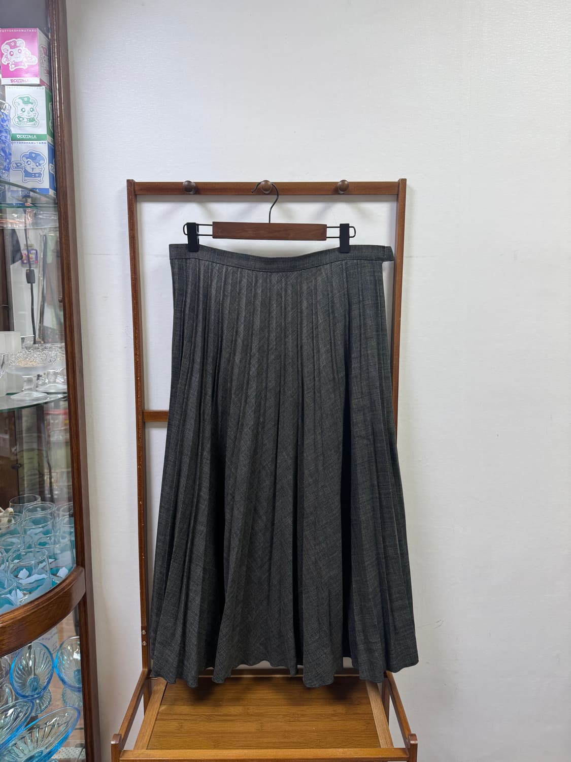 빈티지 롱 플리츠 스커트 상품이미지1