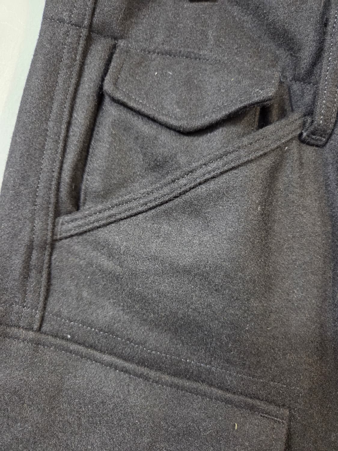 G-Star 찰스 울 블렌드 블랙 카고 바지(W33/L32) 상품이미지7