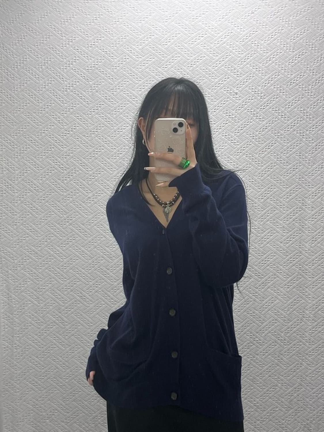 폴로 랄프로렌 빈티지 여리핏 메리노울 니트 가디건 L C08331 상품이미지1