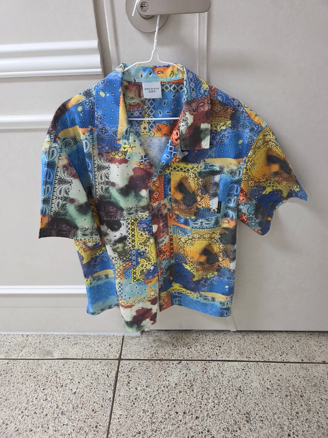 아크메드라비 ADLV 반팔 셔츠 페이즐리 셔츠 상품이미지1