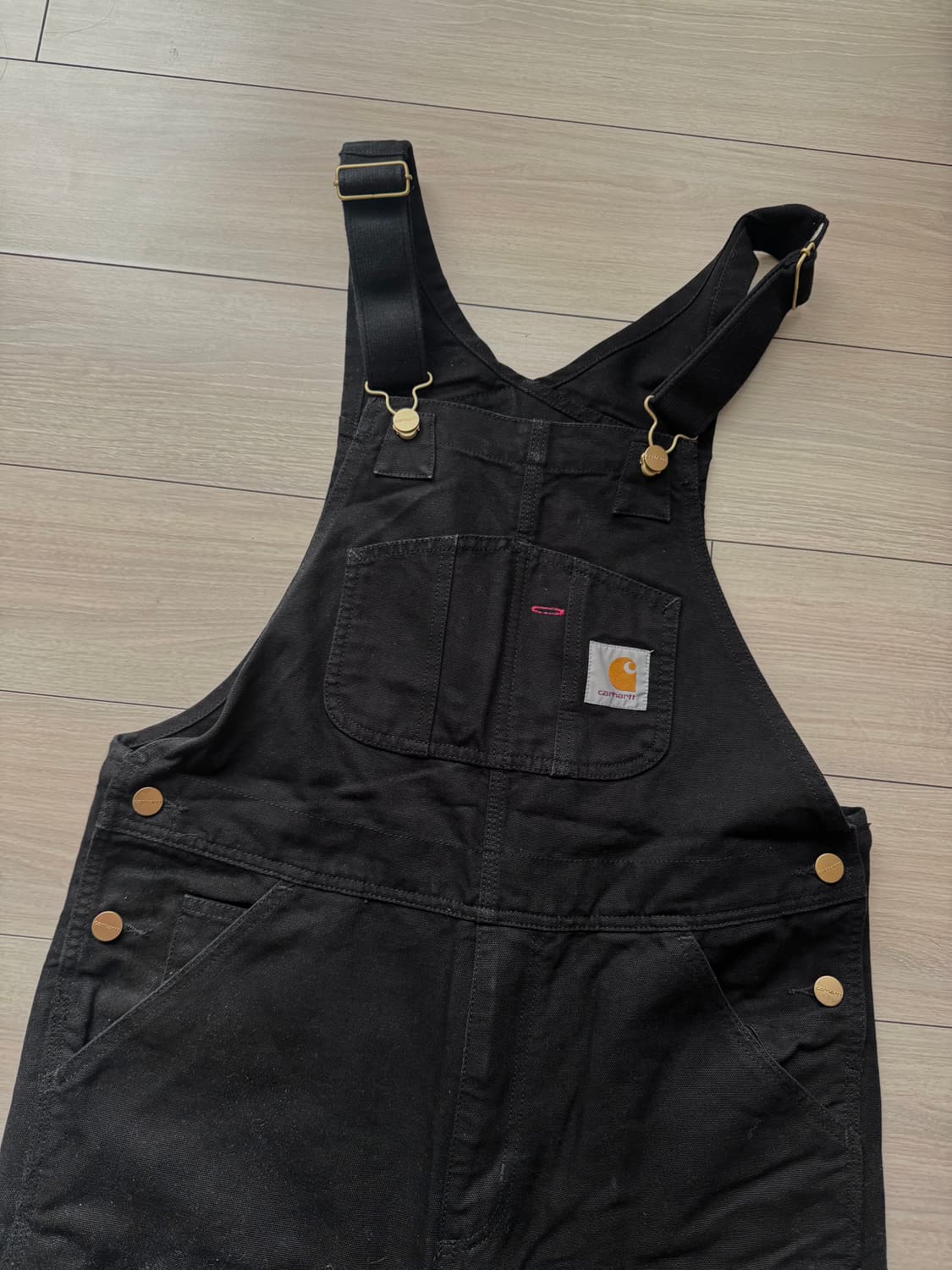 칼하트 wip 오버롤 블랙 30x32 사이즈 상품이미지2