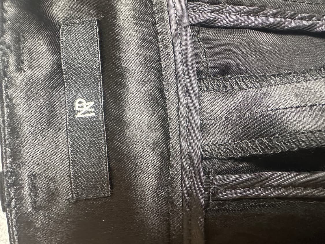 넘버프로젝트 비스코스 사틴 블랙 카고 팬츠 (55) 상품이미지6