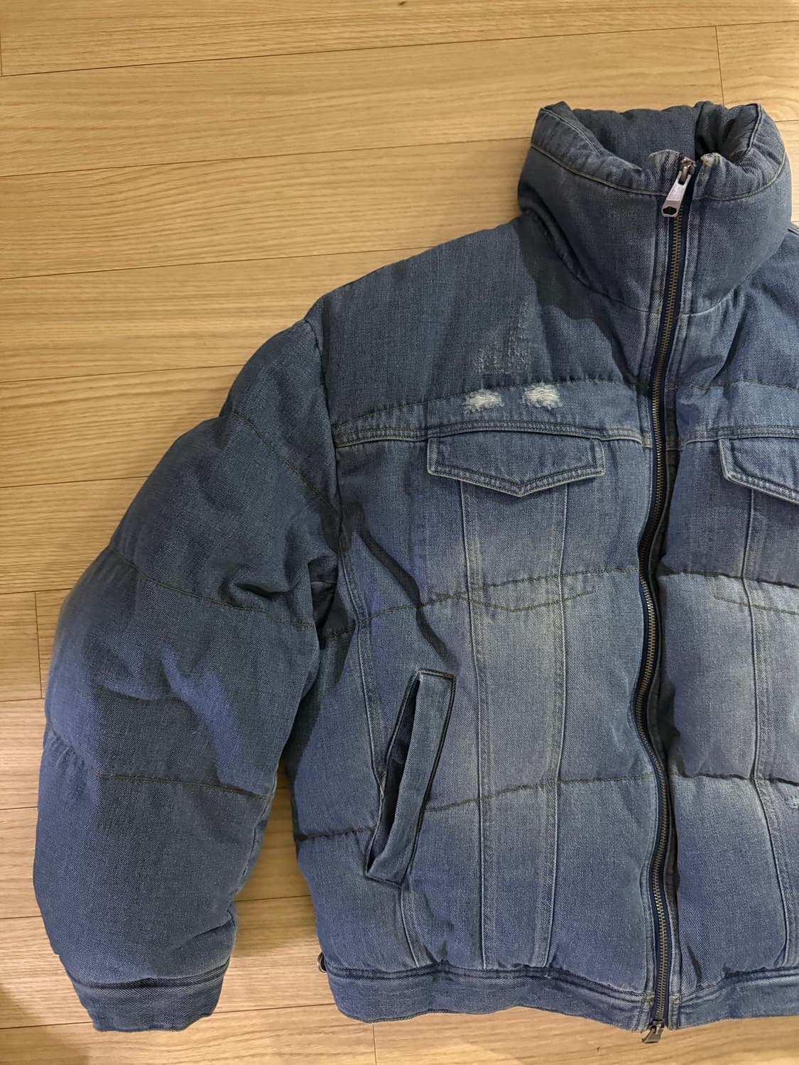 아더에러 Nox puffer 패딩 데님 L 상품이미지2