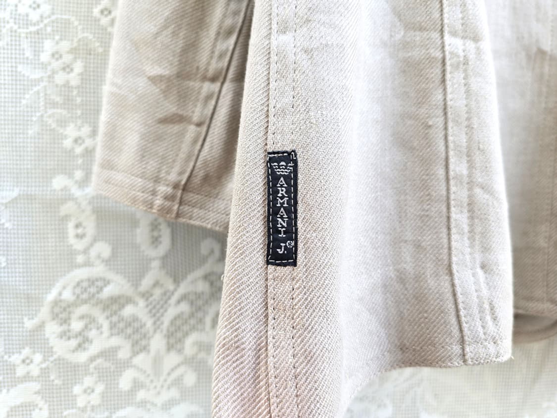 90s 아르마니 진스 리넨 자켓 (made in italy) 상품이미지6