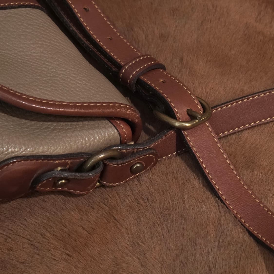 80s 올드 코치 셰리던 스튜어트 숄더백 상품이미지7