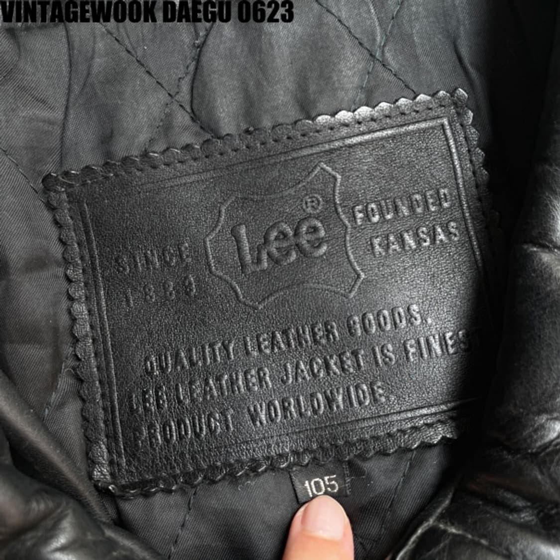 00' Lee Leather Jacket 상품이미지4