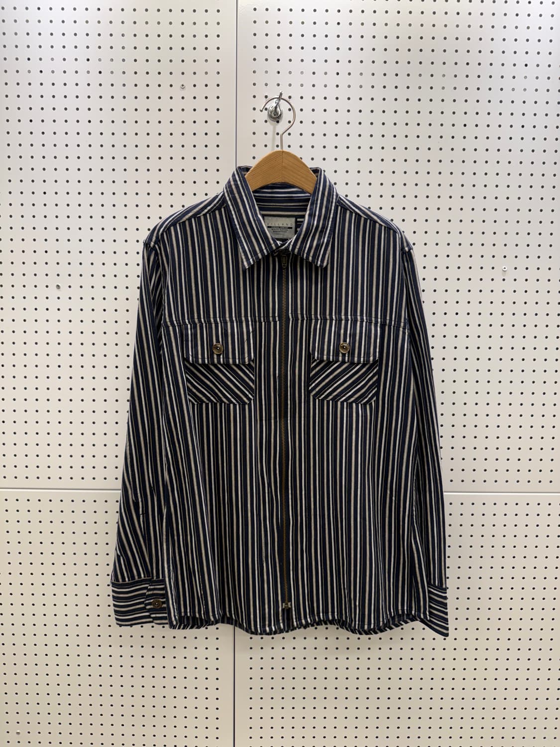 빌랜드 빈티지 스트라이프 패턴 셔츠 자켓 U1634 상품이미지2