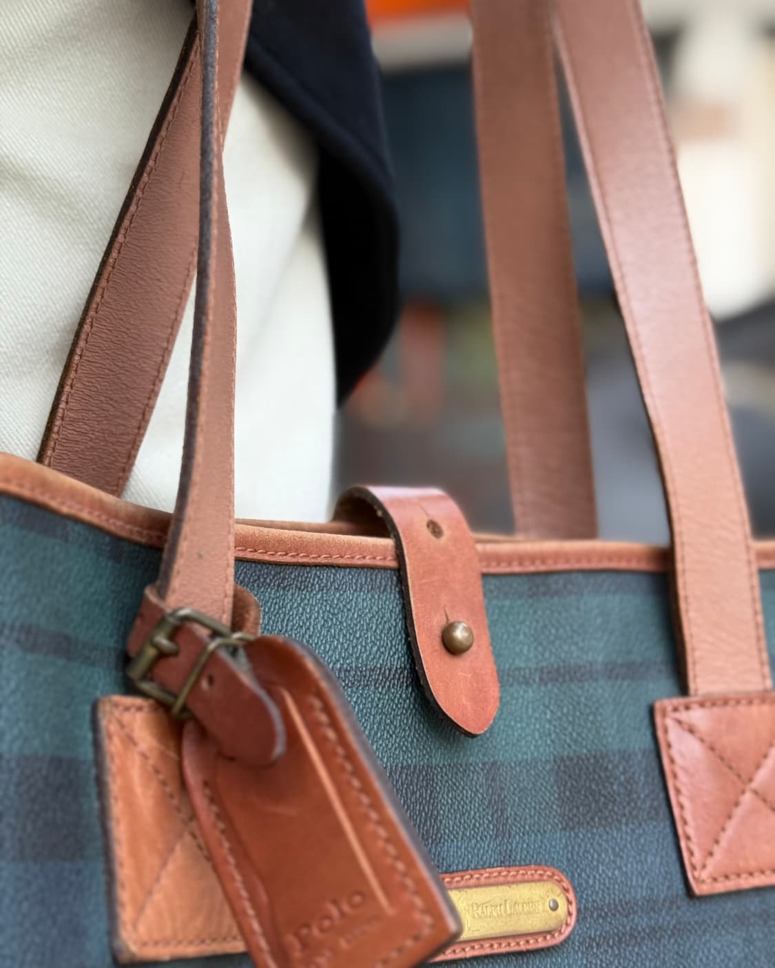 폴로 랄프로렌 블랙와치 토트백 상품이미지10