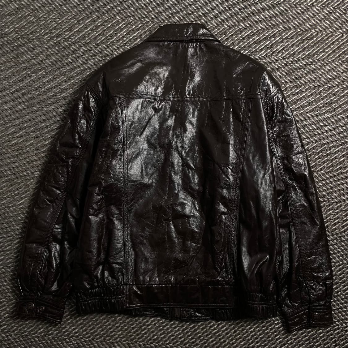 90s 빈티지 아카이브 카우레더 가죽 자켓y 4393 상품이미지5