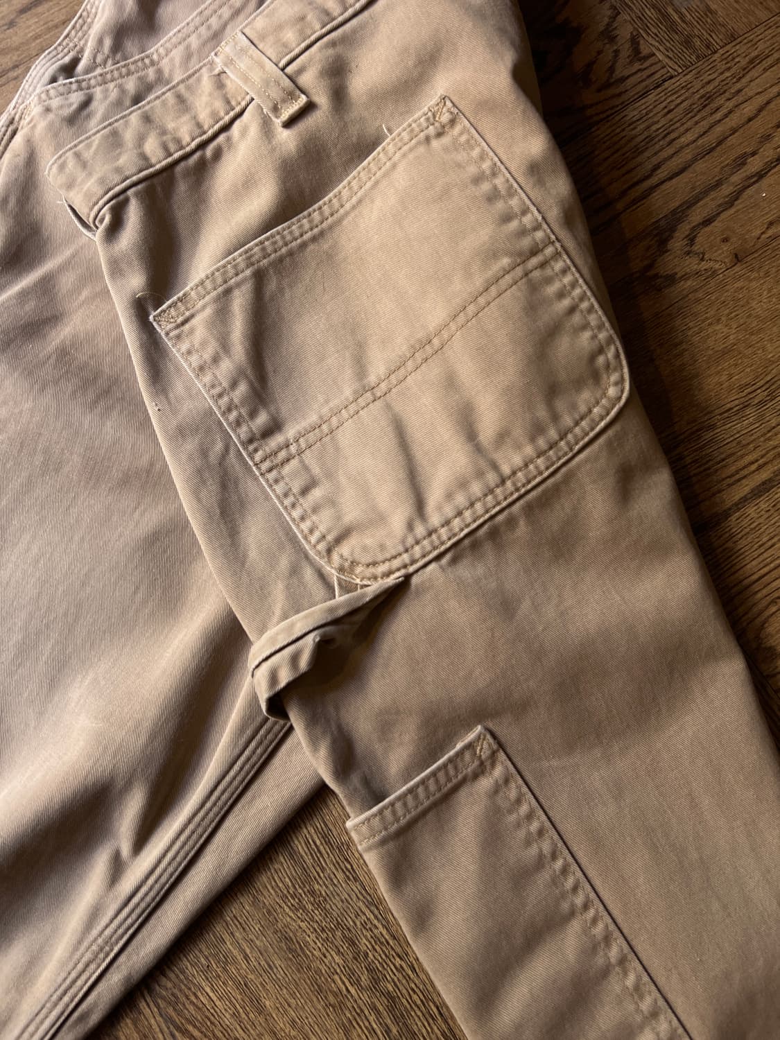 [36]칼하트 USA 베이지 싱글니 카펜터 워크 팬츠 상품이미지6